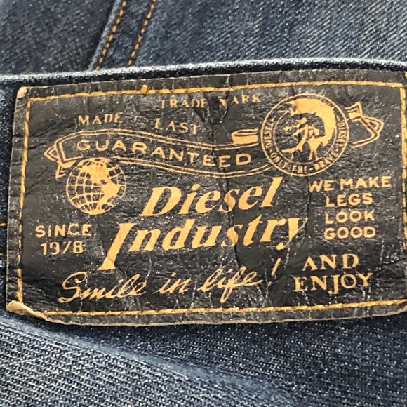 DIESEL JEANS SLIM FACTORY WASH, SIZE W32 MINT - Picture 7 of 8